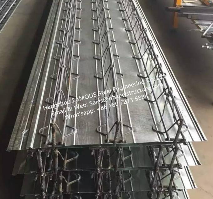 Kingspan Steel Bar Truss Girder Composite Floor Deck Sheet For Concrete Slab Mezzanine Construction 3