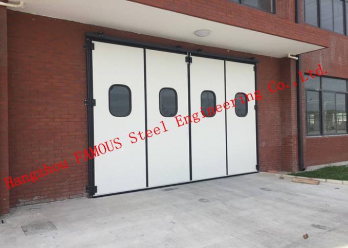 Private Customized Industrial Garage Doors For Warehouse / Cold Room Storage 0