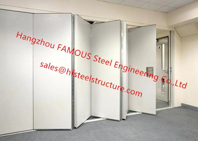 PVC Panel Folding Doors Soundproof Sliding Accordion Partition Doors For Conference Room 1