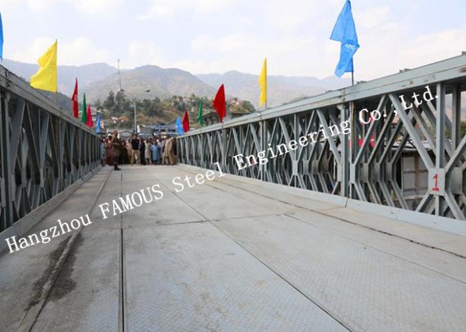 Steel Fabricator Prefabricated Steel Structural Bailey Bridge Of Reinforced Steel Q345 0