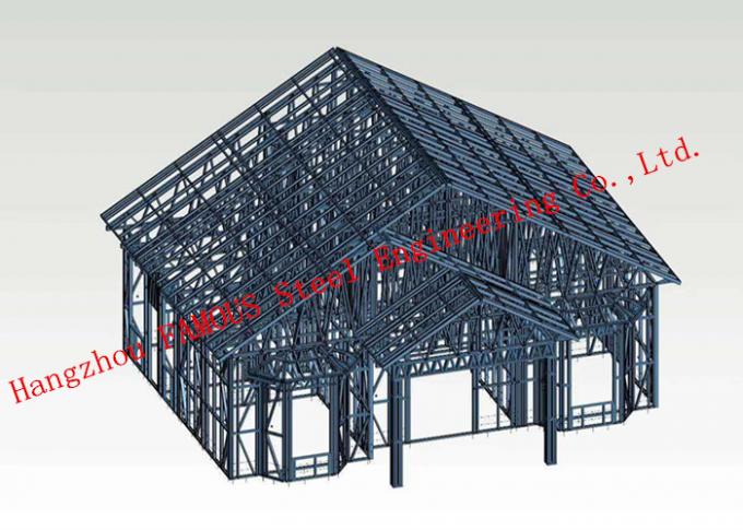 Light Steel Structure Pre Engineered Building Prefab House Apartment Villa Cladding 0