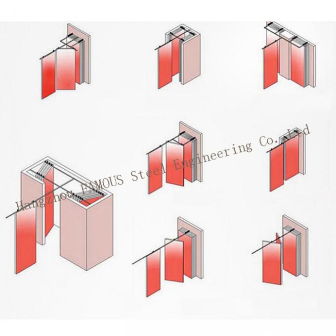 Office Movable Acoustic Glazed Panel Tempered Interior Glass Wall Partition 0