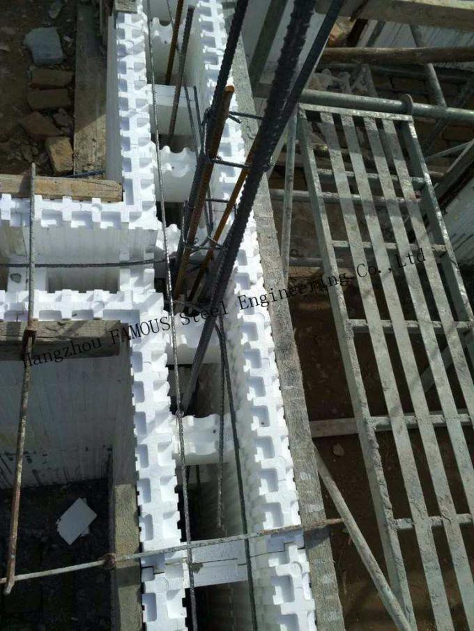 ICFs Insulated concrete Forms Stacked install modules straight EPS buildblocks 3