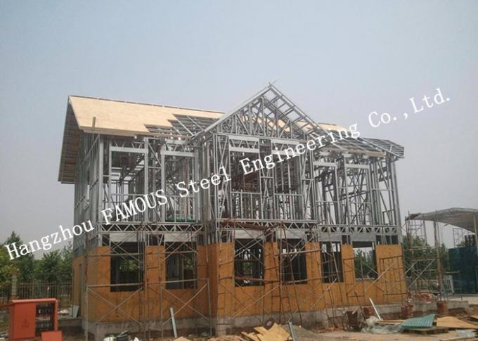 Customized Prefabricated Steel Villa House Luxury Pre Engineered Building 0