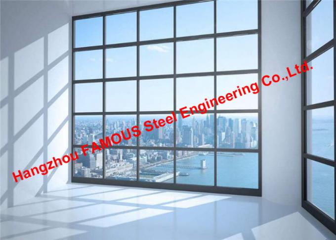British UK-EU-US Australia Standard Heat Insulation Laminated Glass Curtain Wall For Commercial Building 0