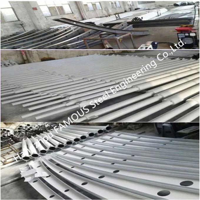 Single Slope Roof Outdoor Steel Membrane Structure Cantilever Parking Shelter 1