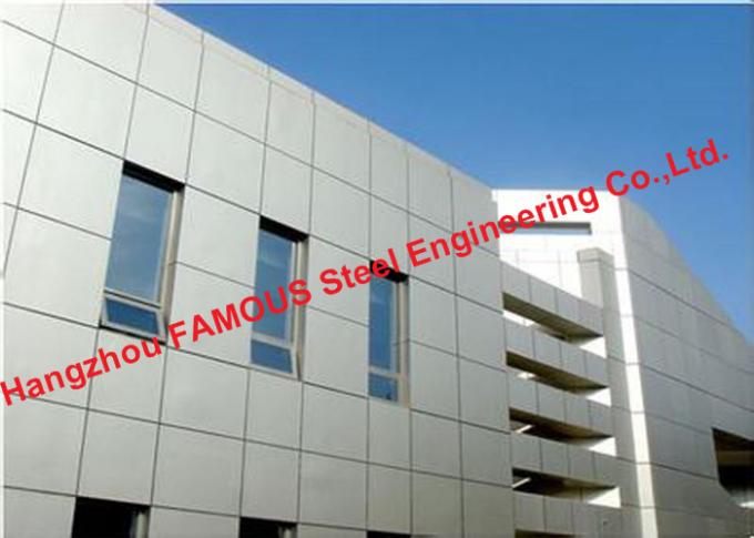 1800 Square Meters Veneer Glass Curtain Wall With 1200 Sq M Aluminum Frame 0