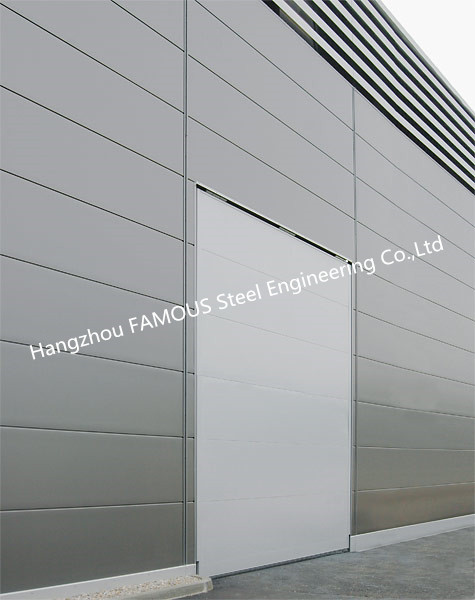 Modern Industrial ISO3834 High Speed Door Horizontal And Lifting Swirled Backwards 5