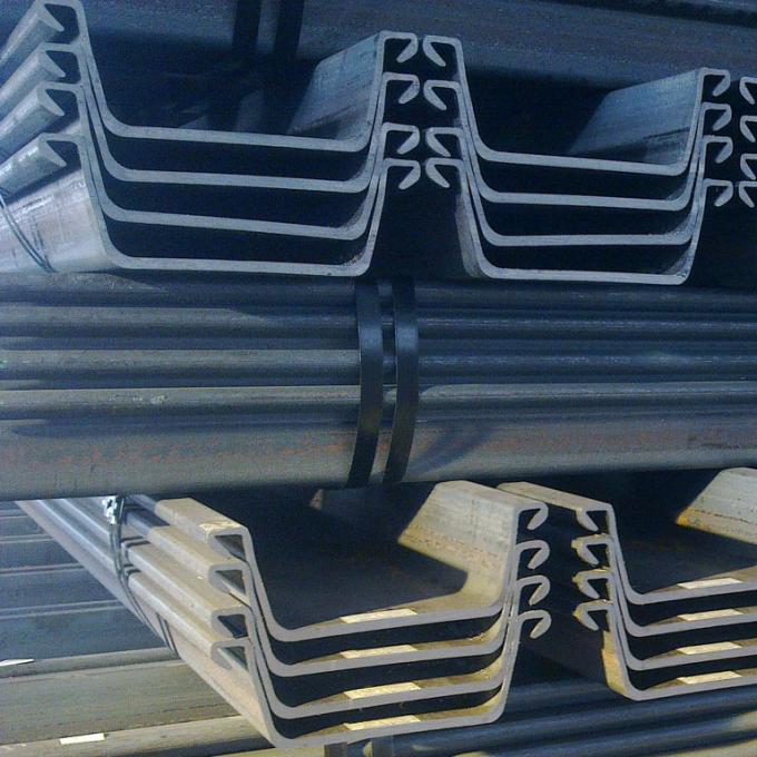 China high quality U-type sheet piling hot rolled LARSSEN steel piles 3