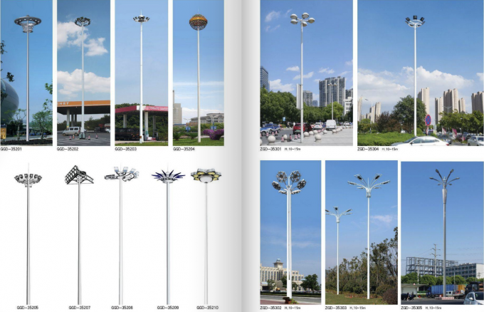 10 FT Light Poles Steel Lighting Pole Metal Sign Posts And Supports 3