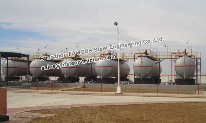 Stainless Steel Industrial Steel Buildings Water Control Horizontal Bright Tank 1