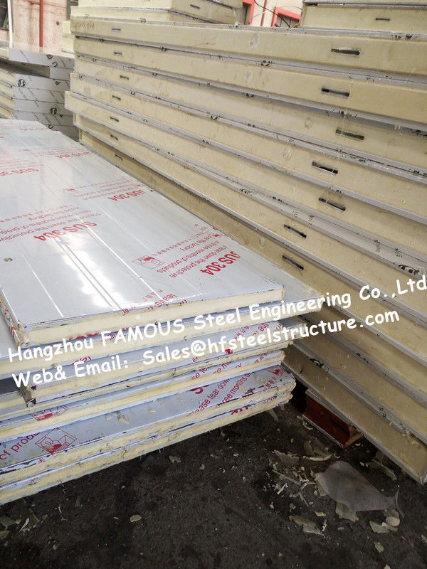 Commercial Walk in Freezer Made of PU Sandwich Panels Width 1150mm For Keep Food Fresh 0
