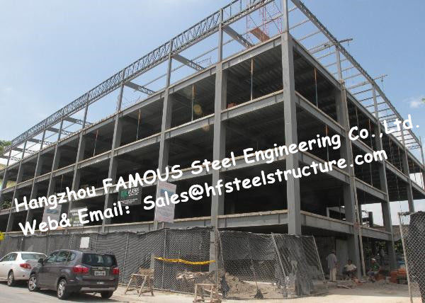 Q345 Pre Engineered Metal Buildings And Structure , Prefab Steel Buildings 0