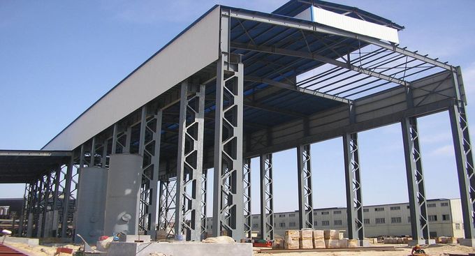 Galvanized Structural Steel Fabrications Factory Shed Buildings For Industry Building 0