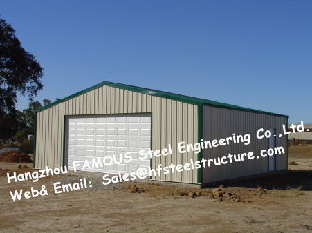 Bespoke Pre Engineered Steel Buildings Customized Size For Car Garage 1