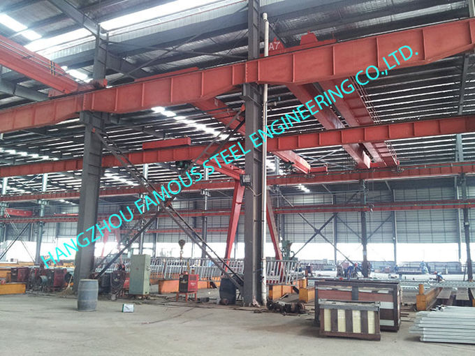 Metal Customized Prefab Industrial Steel Buildings Easy Erection With C Purlins 4
