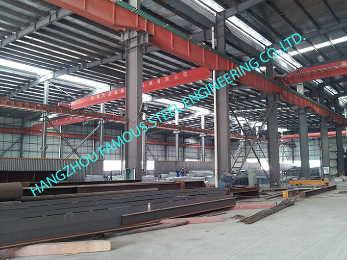 Metal Customized Prefab Industrial Steel Buildings Easy Erection With C Purlins 3