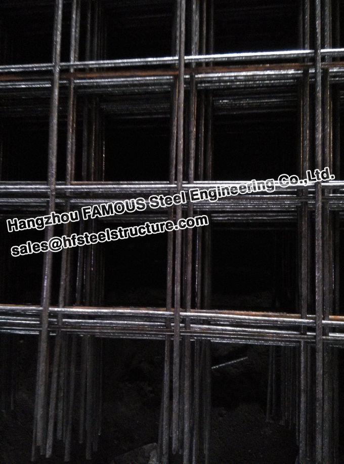 Welded Ribbed Wires Concrete Reinforcing Mesh For Residential 0