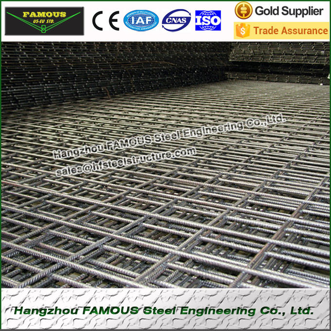 Cold Rolling Concrete Reinforced Steel Mesh High Tensile For Industrial 0