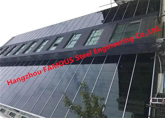 China Solar Powered Building Integrated Photovoltaic Folding Curtain Wall For Office Building supplier