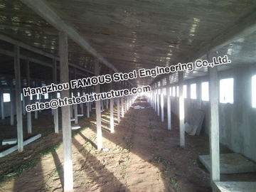 China Metal Sheds Industrial Steel Buildings For Car Garage , Painted Or Galvanized supplier