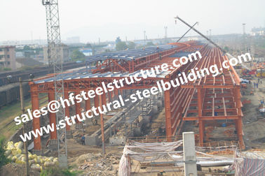China Q235 Q345 Grade Industrial Steel Buildings , Building Steel Site Prefab Steel Buildings supplier