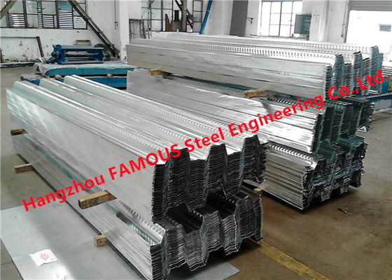 China Galvanized Metal Floor Deck Formwork Floor Slab System Construction supplier