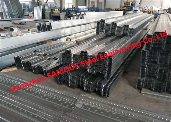 China Customized Composite Floor Deck Unshoring Galvanized Steel Flooring Fabrication supplier