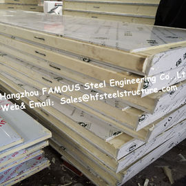 China Fireproof Cold Room Panel And Insulated PU Sandwich Panels For Cold Storage To Keep Fresh supplier