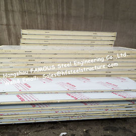 China Fireproof Industrial Freezer Panels / PU Sandwich Panels With Broad Availability supplier