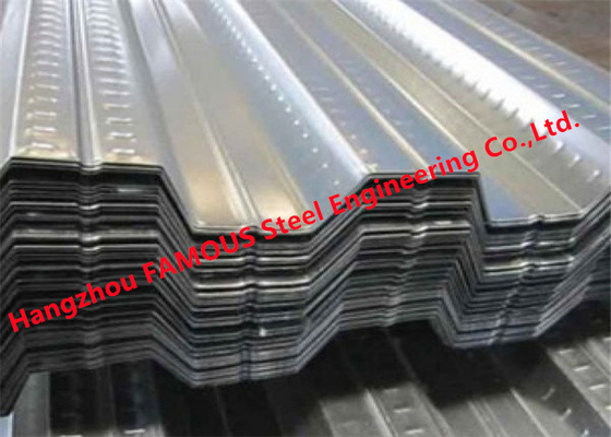 China Customized Composite Metal Floor Deck Staircase Construction 1.2mm supplier