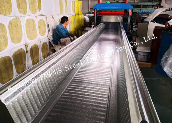 China Galvanized Composite Metal Floor Deck ComFlor 210 Alternative Deck Series 600mm supplier