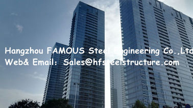 China Galvanized Light Steel Multi Storey Steel Frame Buildings H Shaped Column supplier