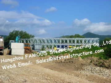 China Easy Installation Steel Bailey Bridge Single Lane HD200 Type Galvanized Modular Galvanized Bridge supplier