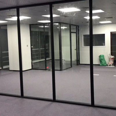China Rectangle Office Glass Partition Curtain Wall With Heat Insulation supplier