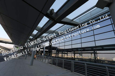 China PVDF and powder coated Unitized Glass Curtain Wall systems quick installation supplier