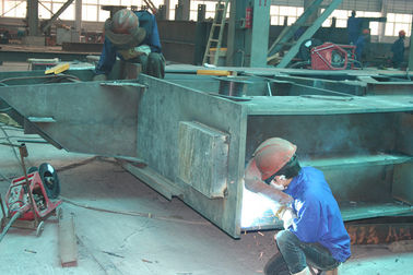 China Structural Steel Buildings Frames Fabricated By Cutting , Drilling , Welding supplier
