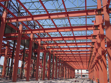 China PEB-Industrial Steel Buildings Fabrication By Kinds Of Shape Steel supplier