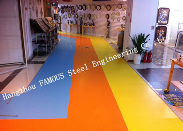 China Heterogenous Equivalent Outdoors Vinyl Laminate Flooring Roll Sports Flooring PVC Plastic Composite Material supplier