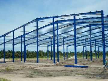 China Single Span Industrial Steel Buildings Fabrication With Prefabricated supplier