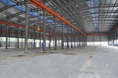 China Single Storey Several Spans Industrial Steel Buildings Fabrication supplier