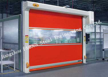China Automatic High Speed PVC Fabric Aluminium Alloy Electric Roller Shutter Doors supplier