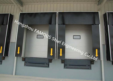 China Commercial PVC Doors With Folding Rubber Seal For Logistic Unloading Platform Use supplier