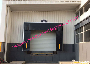 China Mechanical Retractable Inflatable Industrial Garage Doors Seals Polyester Fabric Door Shelter supplier