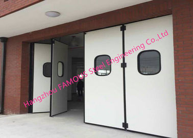 China Aluminum Seal Accordion Doors Multi Panels Hinged Industrial Garage Doors Folding For Warehouse supplier