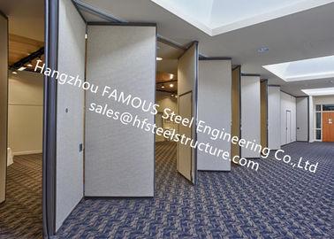 China PVC Panel Folding Doors Soundproof Sliding Accordion Partition Doors For Conference Room supplier
