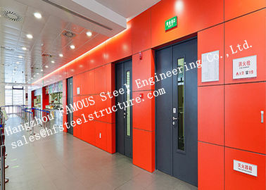 China Surface Painted Standard Size Industrial Fire Rated Doors 3 Hours Fire Resistant supplier