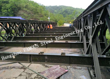 China Steel Fabricator Prefabricated Steel Structural Bailey Bridge Of Reinforced Steel Q345 supplier