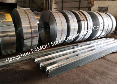China 1.2mm Gauge Galvanized Steel Decking Formwork To Bottom Of Concrete Slab supplier