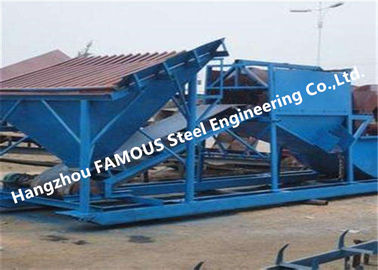 China Structural Steel Frames For Stacker Feed Conveyor And Bridge Reclaimer Hopper supplier